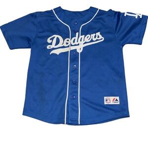 Vintage Los Angeles Dodgers Andre Ethier Blue Baseball Jersey #16 Womens Small
